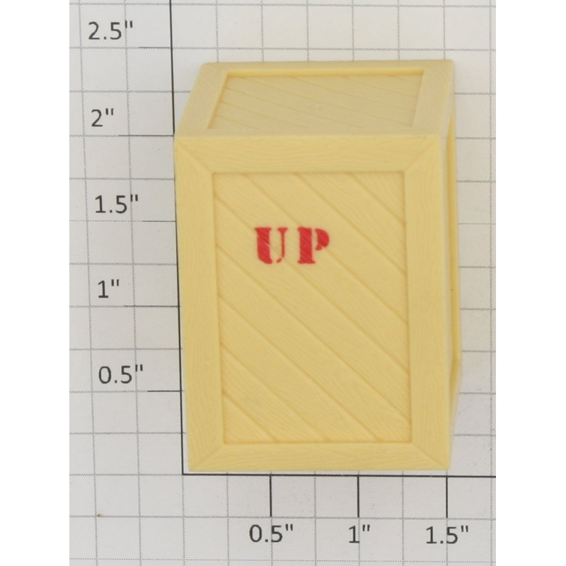 Acme 0623-12 G Scale Off-White Plastic Up Shipping Crate