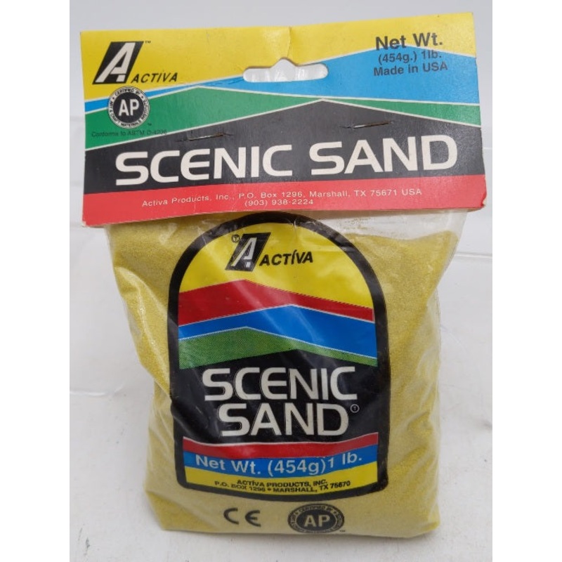 Activa 14489 Yellow Scenic Sand 1 Lb. Bag