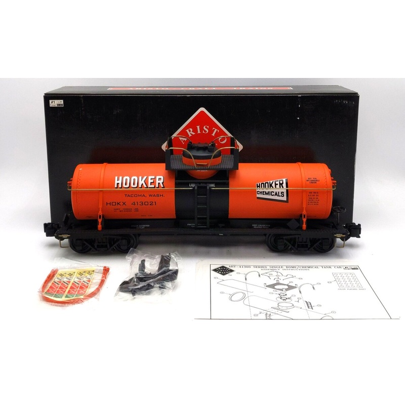 Aristo-Craft 41302 G Scale Hooker Single Dome Tank Car #413021 NIB