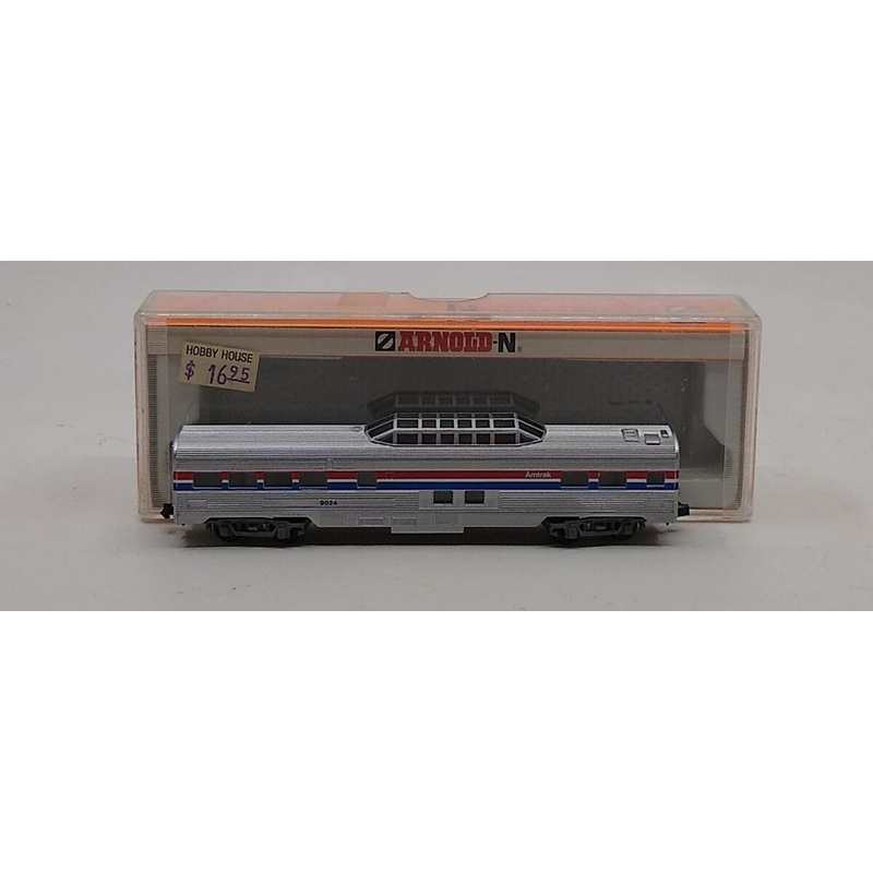 Arnold 5210 N Scale Amtrak Dome Passenger Car # 9024 LN/Box