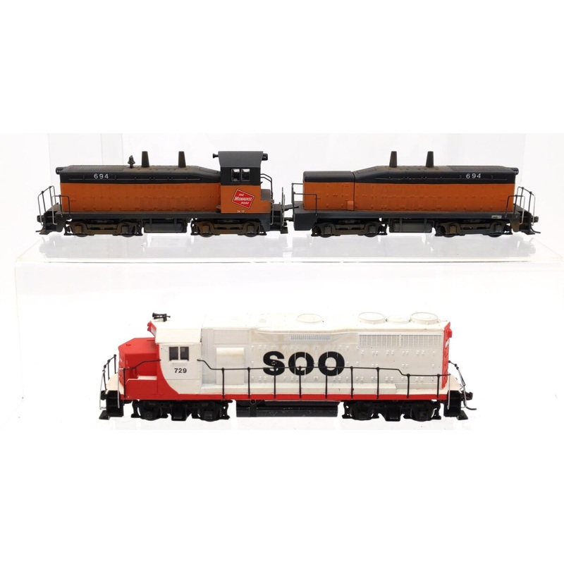 Athearn HO Scale Custom Diesel Locomotives [3] EX