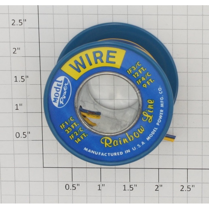 Model Power 0625-3 24 Gauge 2-Conductor Stranded Hook-Up Wire (10′ +/-)