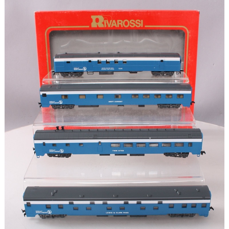 Rivarossi 6979 HO Scale Great Northeren 1930s Passenger 4 Car Set NIB