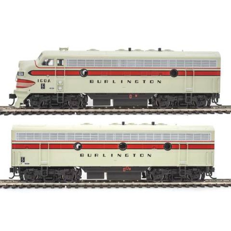 Walthers 910-19910 HO Chicago,Burlington & Quincy F7A-B Diesel Loco #169A/#169B NIB