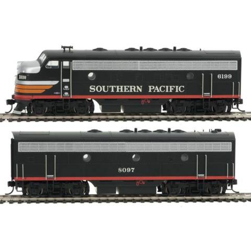 Walthers 910-19917 HO Southern Pacific EMD F7A-B Set with SoundTraxx #6199,8097 MT/Box