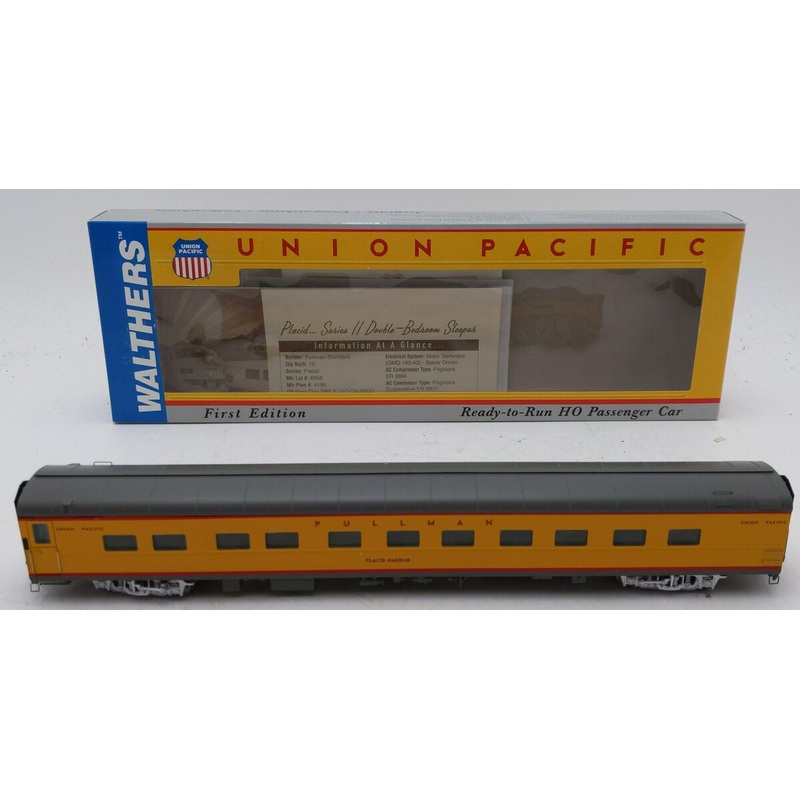 Walthers 932-9500 HO Scale Union Pacific PS 11 Placid Lake Sleeper Car LN/Box