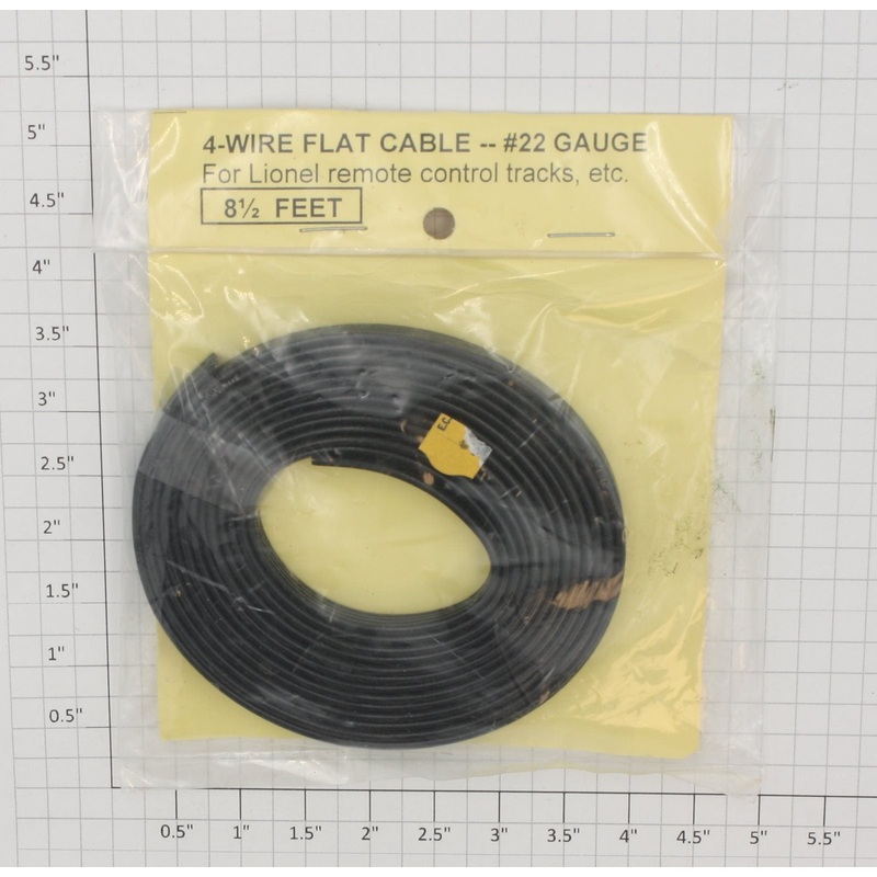 Wire-Plex FC4 4 Conductor Wire Flat Cable #24 Gauge 8.5ft. Pack