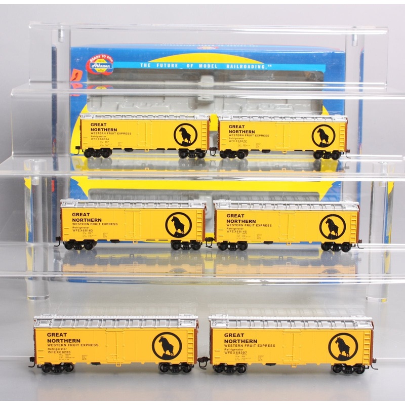Athearn 71433 HO Scale Great Northern RTR 40′ Reefer (Set of 6) LN/Box