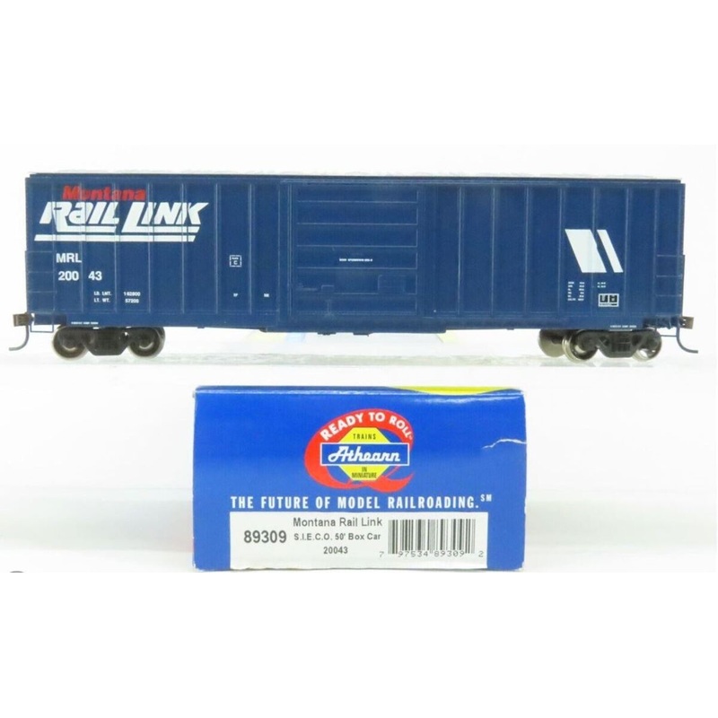 Athearn 89309 HO Scale Montana Rail Link 50′ Box Car #20043 LN/Box