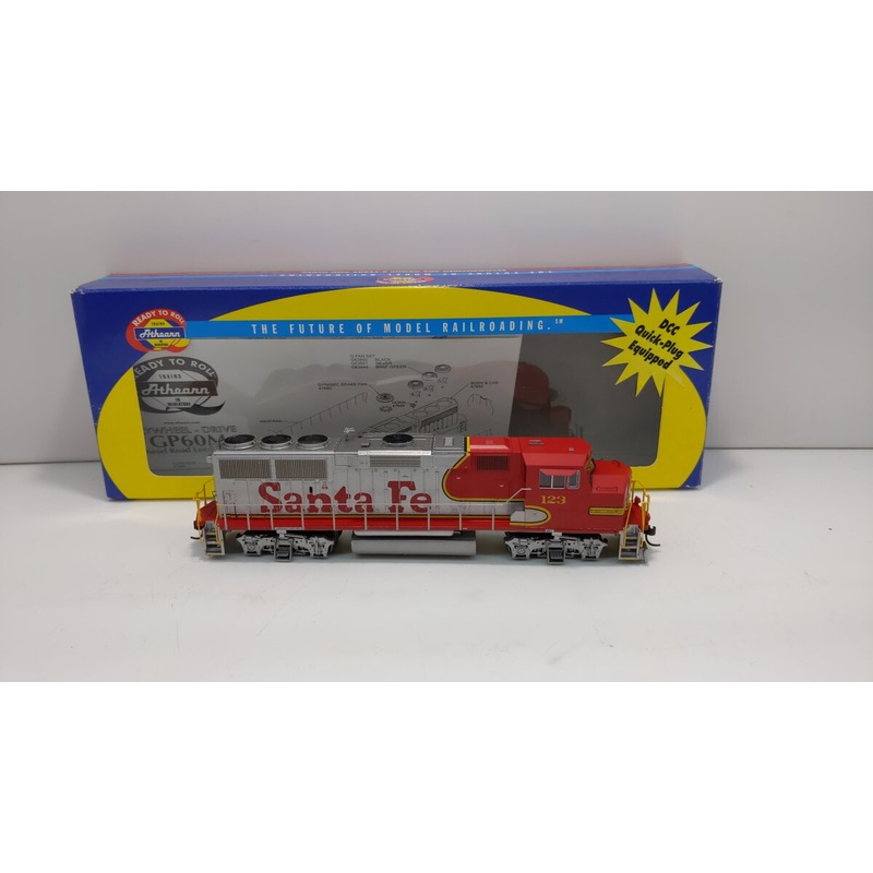 Athearn 91512 HO Scale Santa Fe ATSF Warbonnet Diesel Locomotive #123 LN/Box