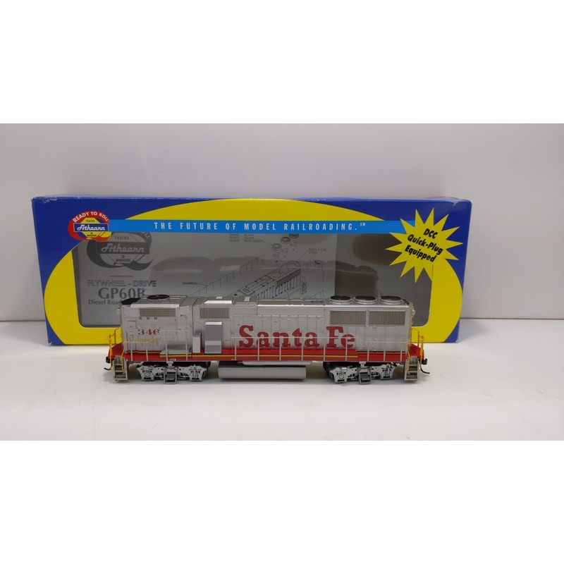 Athearn 91527 HO ATSF/BNSF Patch GP60B Diesel Locomotive #346 LN/Box