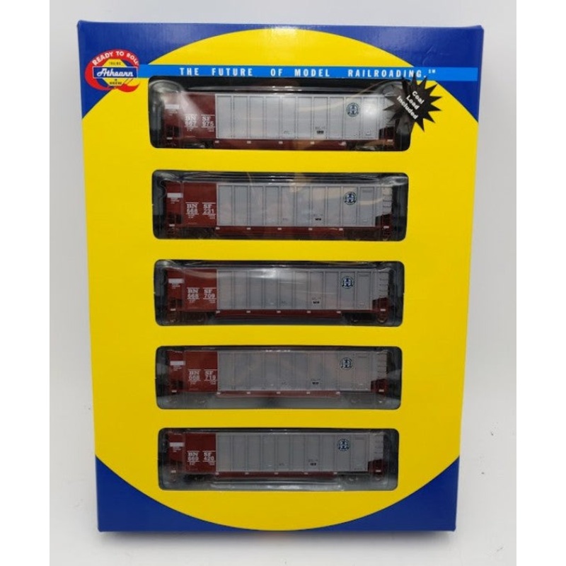 Athearn 93091 HO Burlington Northern Santa Fe BethGon Coalporters (Pack of 5) LN/Box