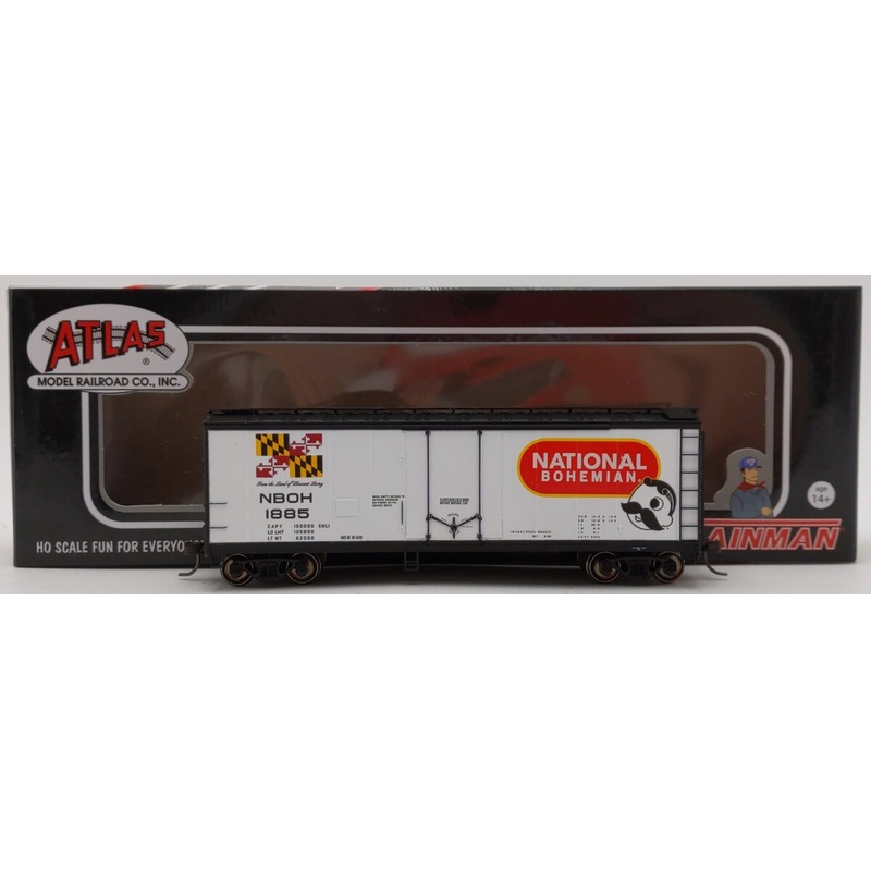 Atlas 20006346 HO Scale National Bohem 40’Plug Door Box #1885 LN/Box