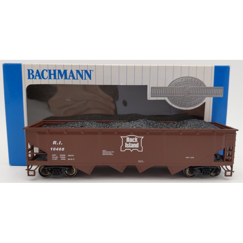 Bachmann 17608 HO Rock Island 40′ Quad Hopper LN/Box