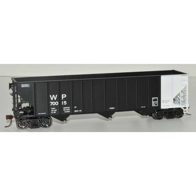 Bowser 41541 HO Western Pacific White Rotary End 100 Ton Hopper Car Kit # 70040 NIB