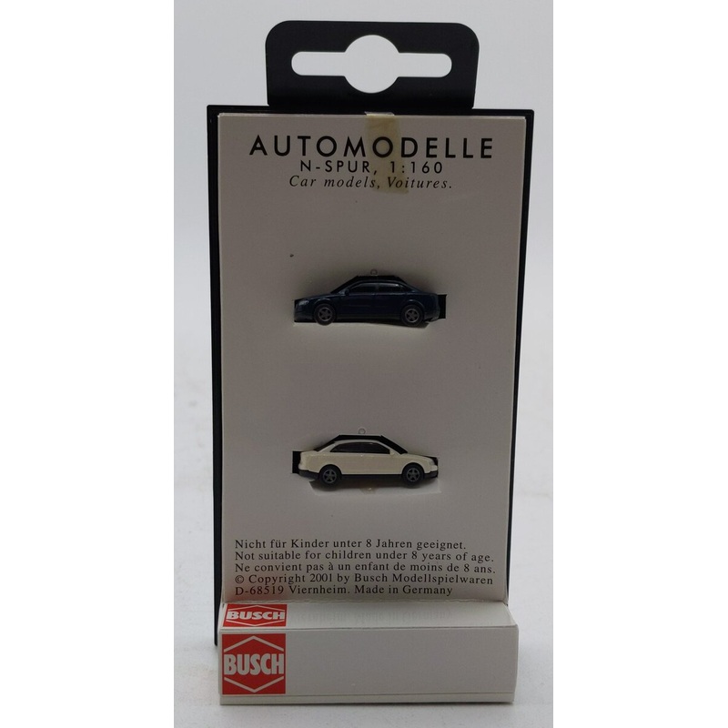 Busch 8340 1:160 N Automobiles Audi – A4 Limousine Set EX/Box