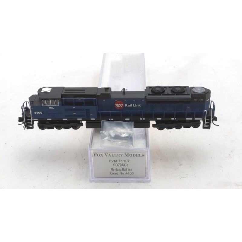 Fox Valley Models 71107 N Scale Montana Rail Link SD70ACe Diesel Loco #4400 LN/Box