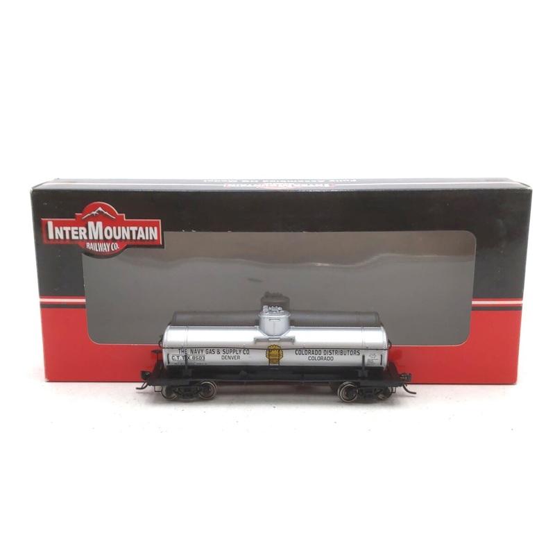 InterMountain 46310-23 HO Scale Navy Gas & Supply 8,000 Gallon Tank Car #8503 EX/Box