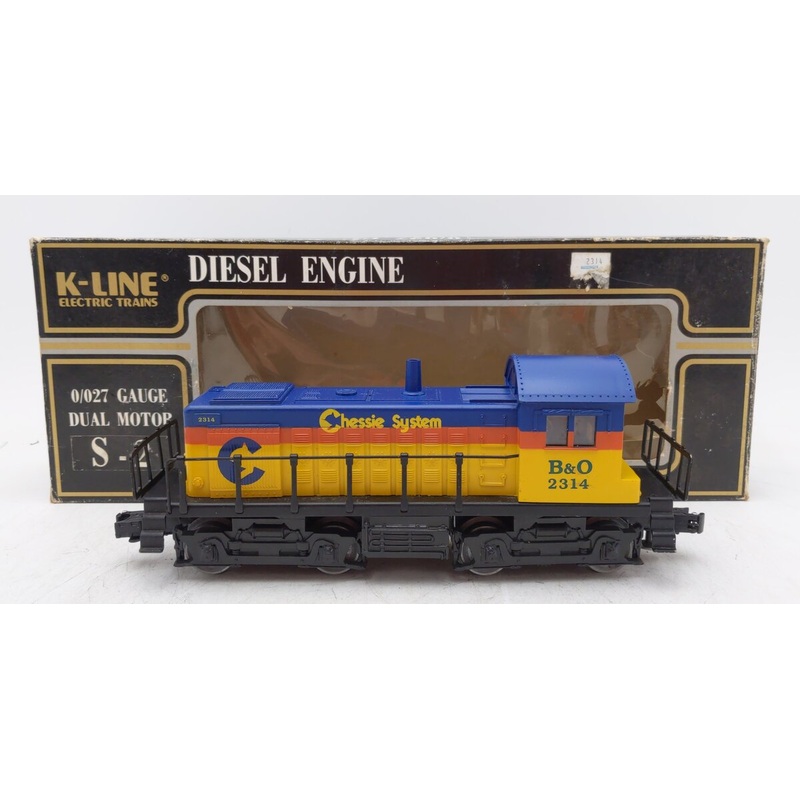 K-Line K2314 O Gauge B&O Chessie S-2 Diesel Switcher #2314 VG/Box