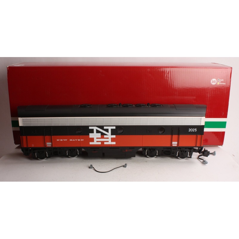 LGB 28582 G Scale New Haven F-7 B-Unit Non-Powered Diesel w/Sound #2025 EX/Box