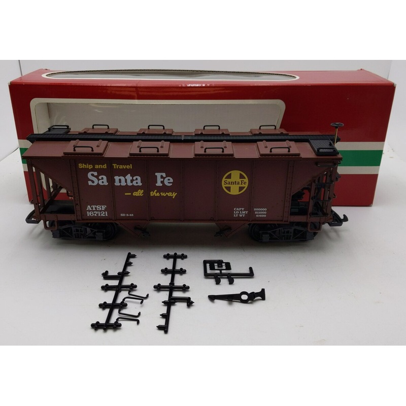 LGB 41760 Santa Fe 2-Bay Covered Hopper Car EX/Box