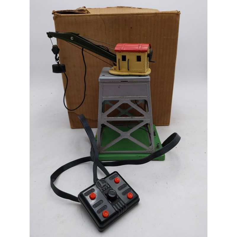 Lionel 165 Vintage O Operating Gantry Crane with Electromagnet VG/Box
