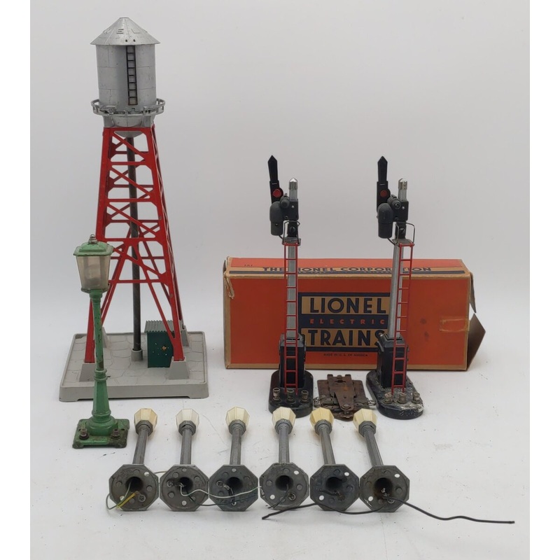 Lionel Vintage O Assorted Accessories: 56, 71, 151, 193, [10] VG/Box