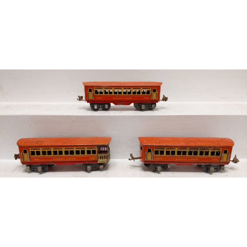 Lionel Vintage O Lithographed Passenger Cars: 1690, 1691 [3]