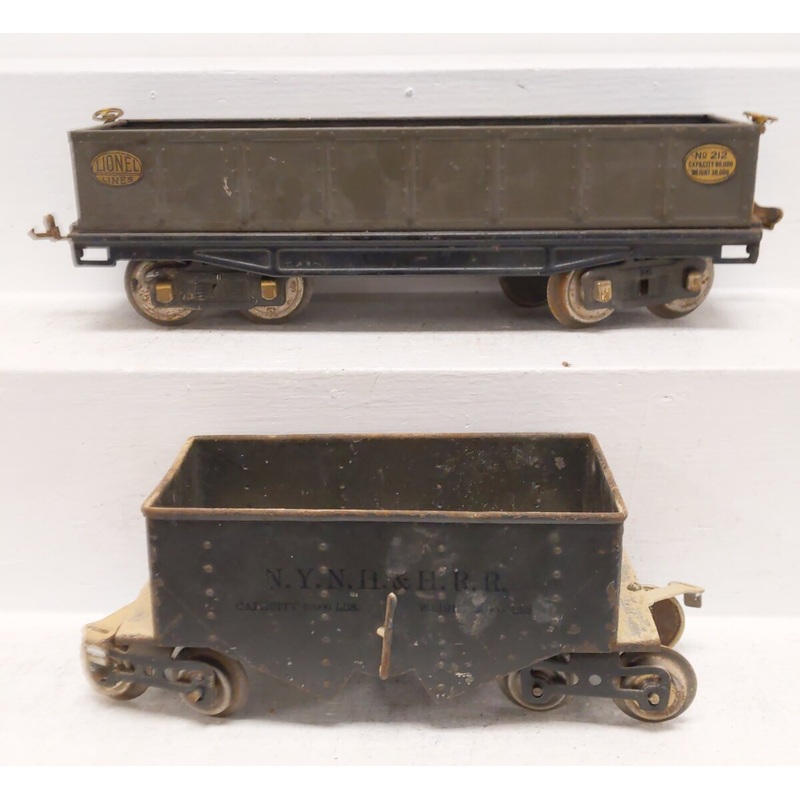 Lionel Vintage Standard Gauge 116 Hopper & 212 Gondola