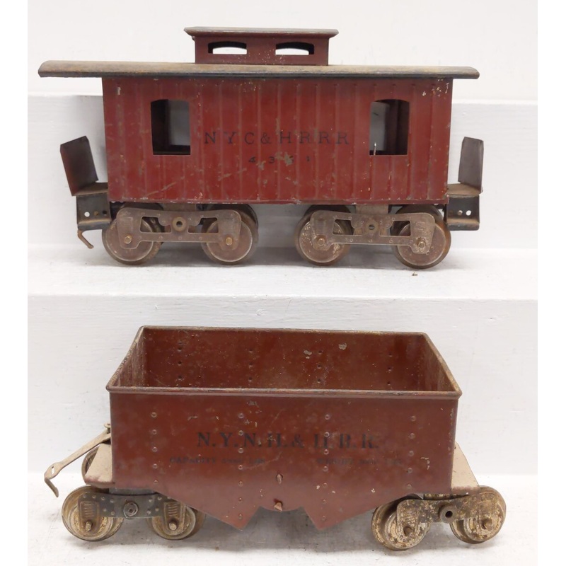 Lionel Vintage Standard Gauge 116 NY&NH Hopper & 17 NYC Caboose