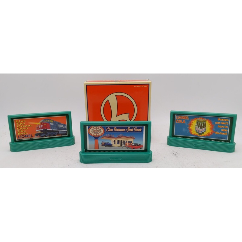 Lionel 6-12949 O Classic Billboard # 310 (Set of 3) LN/Box