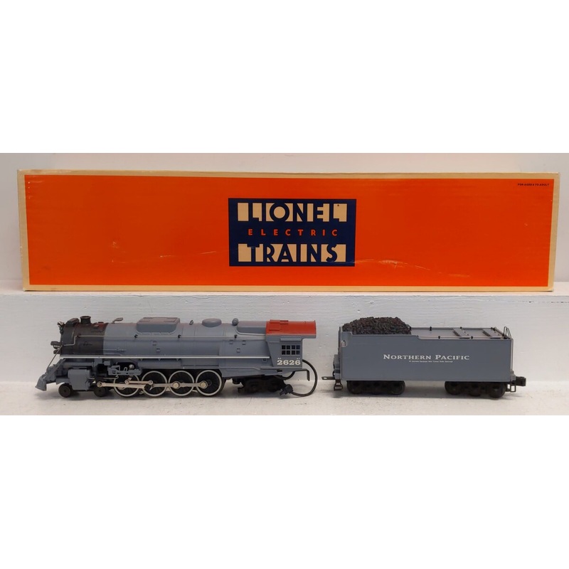 Lionel 6-18016 O Gauge Northern Pacific 4-8-4 Steam Locomotive & Tender #2626 EX/Box