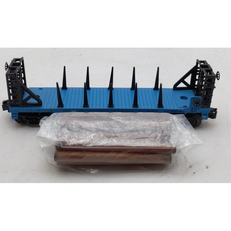 Lionel 6-26337 O Gauge New York Central Bulkhead Flatcar w/ Car Load EX