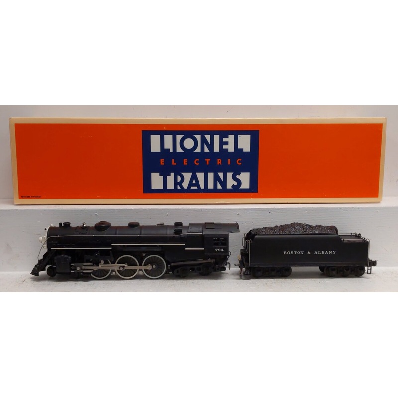 Lionel 6-8606 O Boston & Albany 4-6-4 Hudson Steam Locomotive & Tender #784 VG/Box