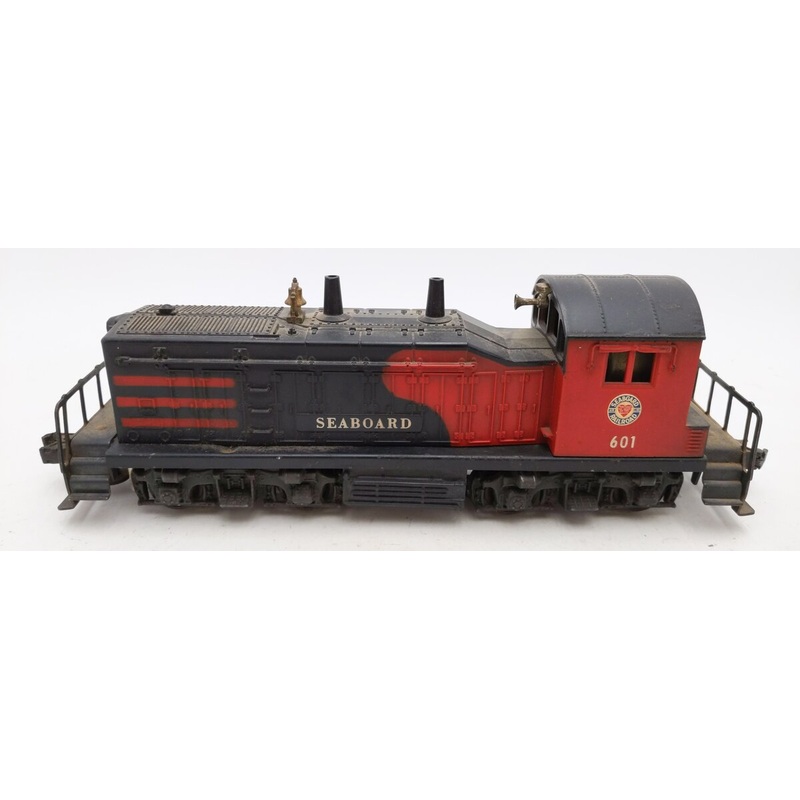Lionel 601 Vintage O Seaboard NW-2 Powered Diesel Locomotive w/Horn VG