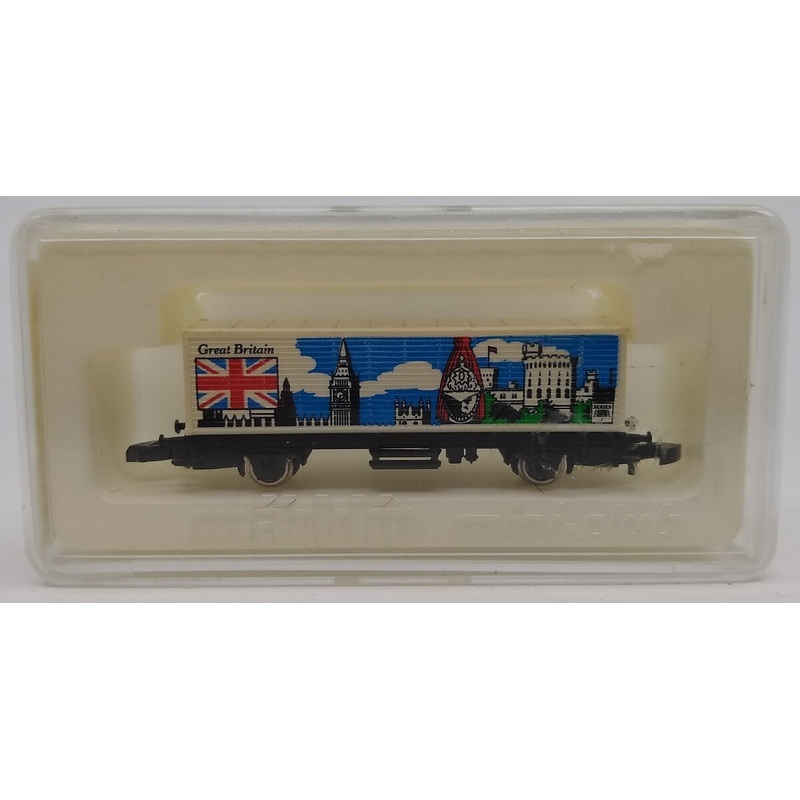 Marklin 2551 Z Great Britain Container Car LN/Box