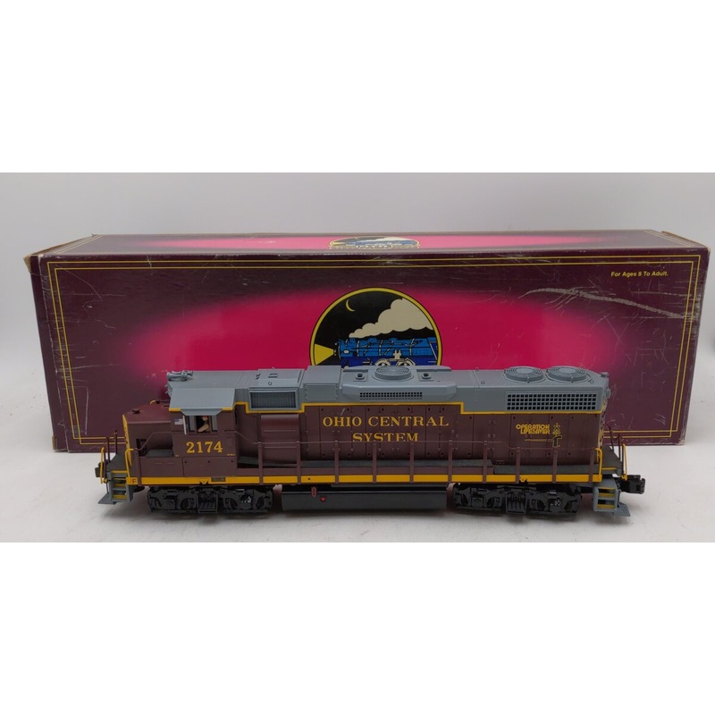 MTH 20-2532-3 Ohio Central System GP38-2 Non-Powered Diesel Engine #2177 EX/Box
