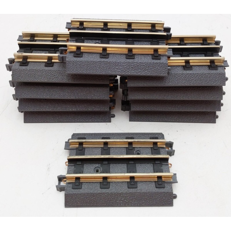MTH 40-1018 RealTrax 3.5 Inch Straight Track (Hollow Rails) [10] EX