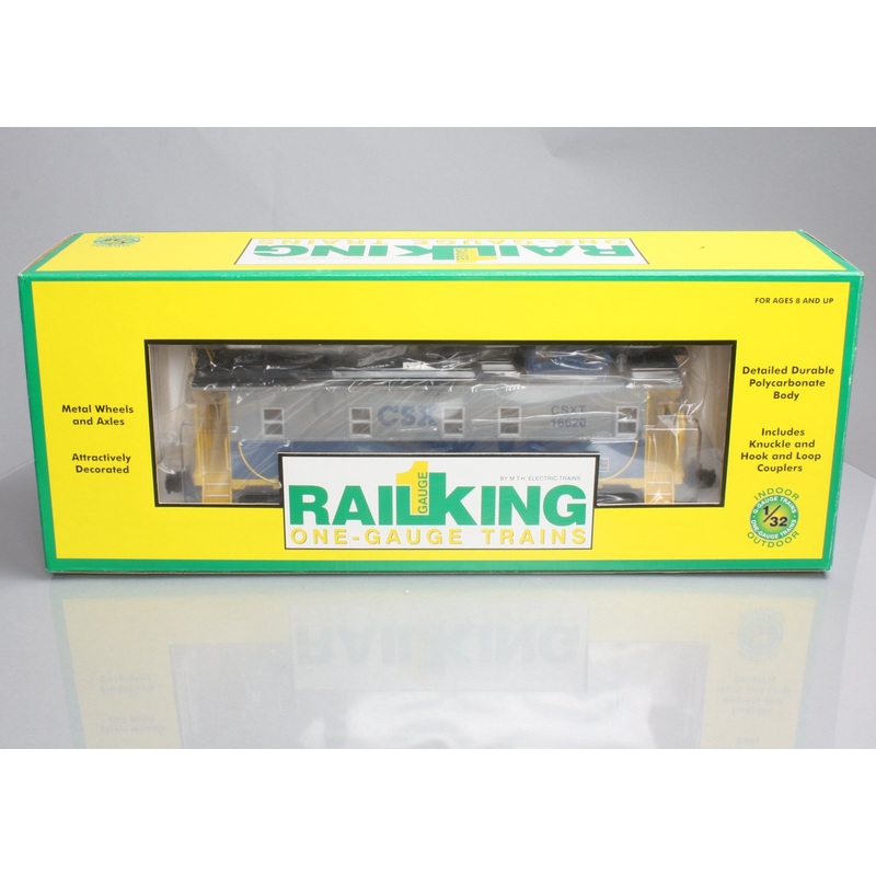 MTH 70-77003 G CSX Offset Steel Caboose Car #16620 LN/Box