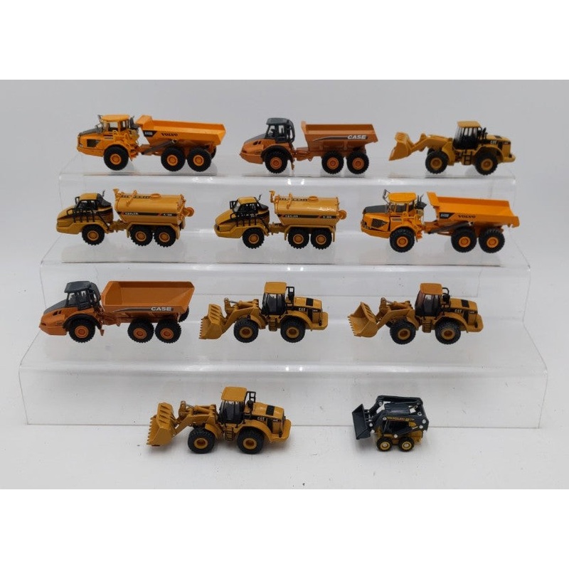 Norscot & Other 1:32 Assorted Die-Cast Tractors, Dozers & Dump Trucks [11] EX
