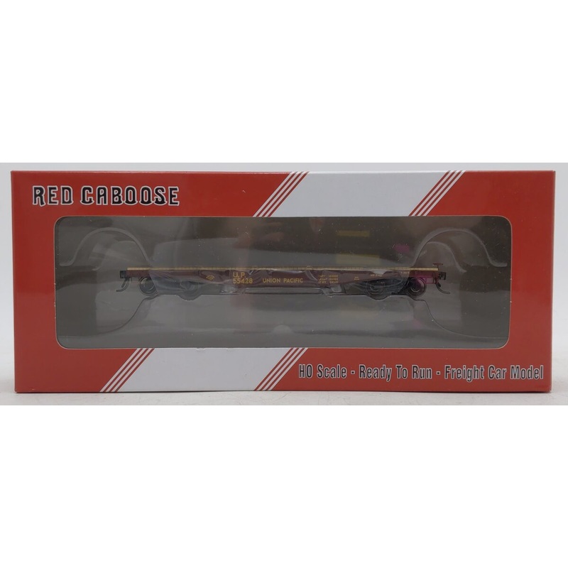 Red Caboose RR-32314-20 HO Union Pacific Fishbelly Flatcar #55428 LN/Box