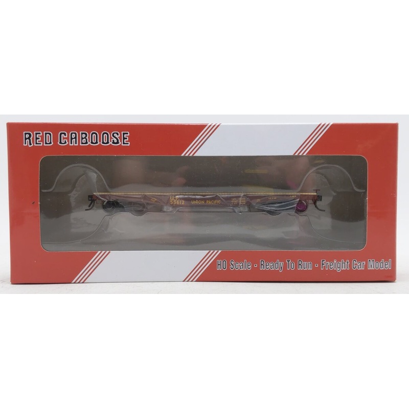 Red Caboose RR-32314-22 HO Union Pacific Fishbelly Flatcar #55612 LN/Box