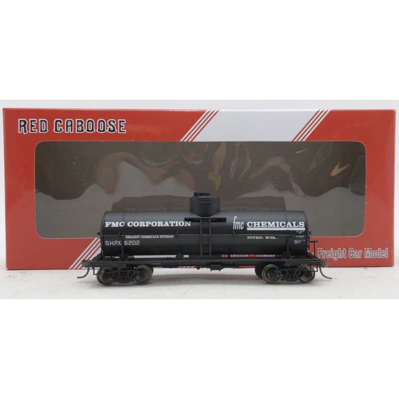 Red Caboose RR-33024-19 HO SHPX FMC Chemicals 103W 10K Gallon Tank Car #6526 EX/Box
