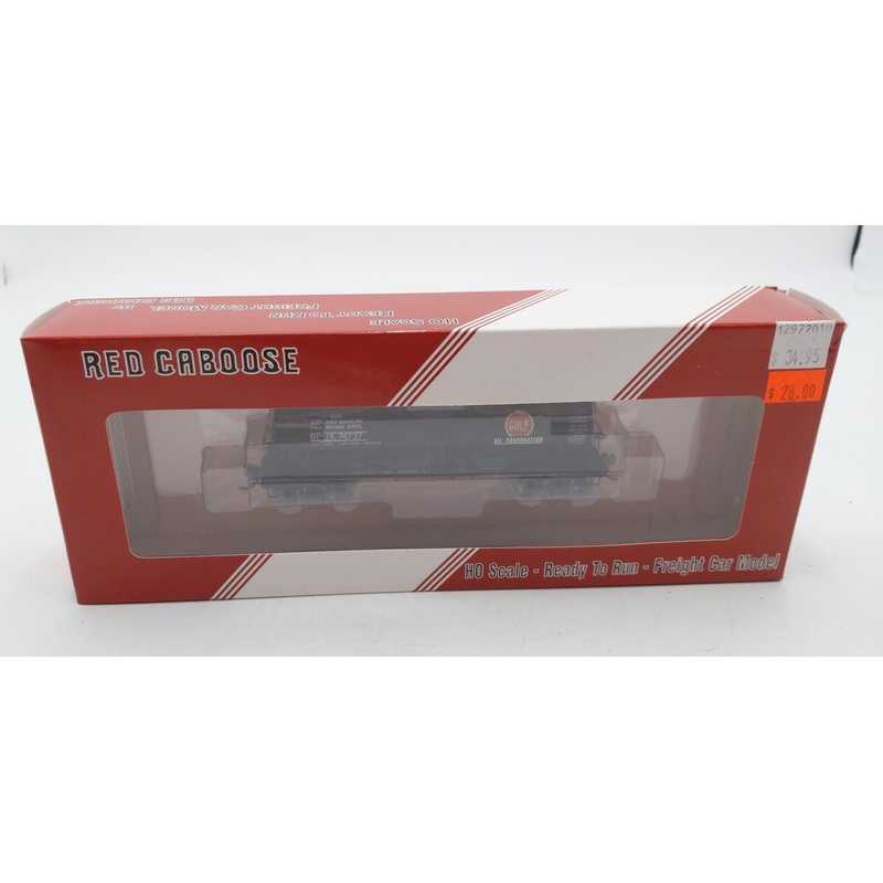 Red Caboose RR-33049-01 HO Gulf Oil 103W 10K Gallon Tank Car #74737 LN/Box