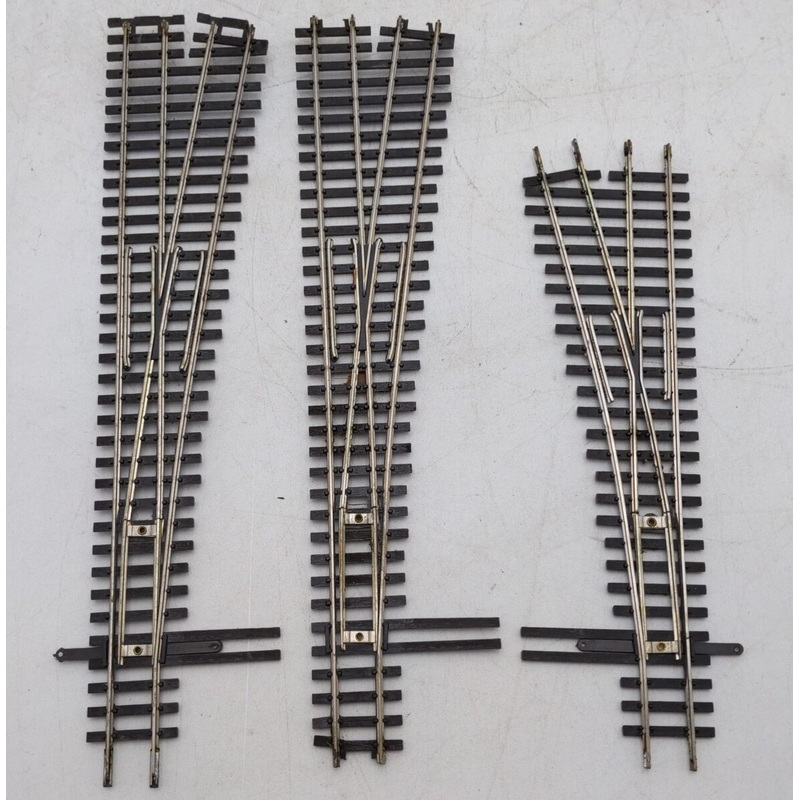 Shinohara Track N Scale Code 70 Left And Right hand Manual Switches [3] EX