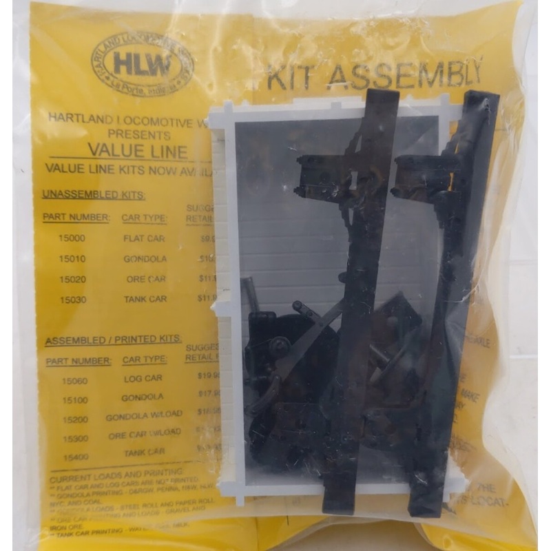 Hartland 15010 G Scale White Make & Take Gondola Kit