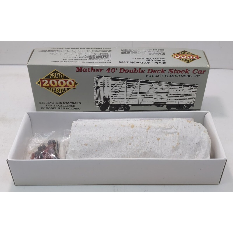 Proto 2000 80094 HO Northern Pacific Mather 40′ Double Deck Stock Car#80094 Kit