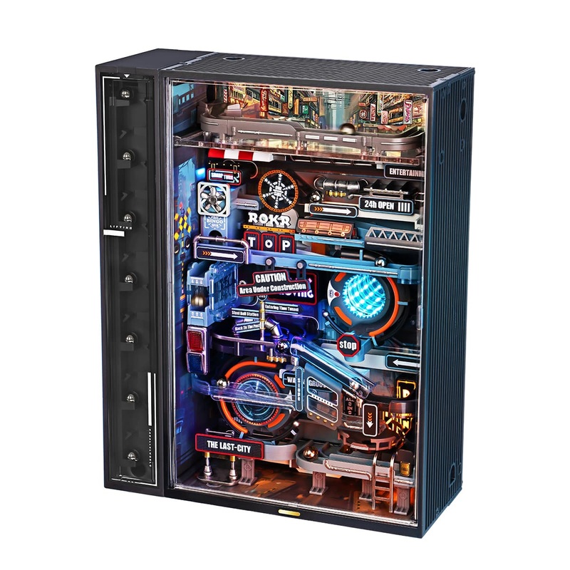 Robotime MR01S ROKR The Last City Marble Run Mechanical 3D Puzzle