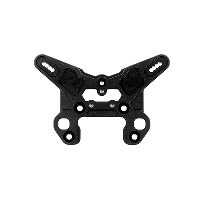 Team Associated 81682 RC8T4 16 Deg Kpi Black Aluminum Front Shock Tower V2