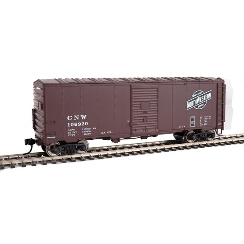 Walthers 910-1185 HO CNW 40′ AAR Modernized 1948 Boxcar #106920 LN/Box